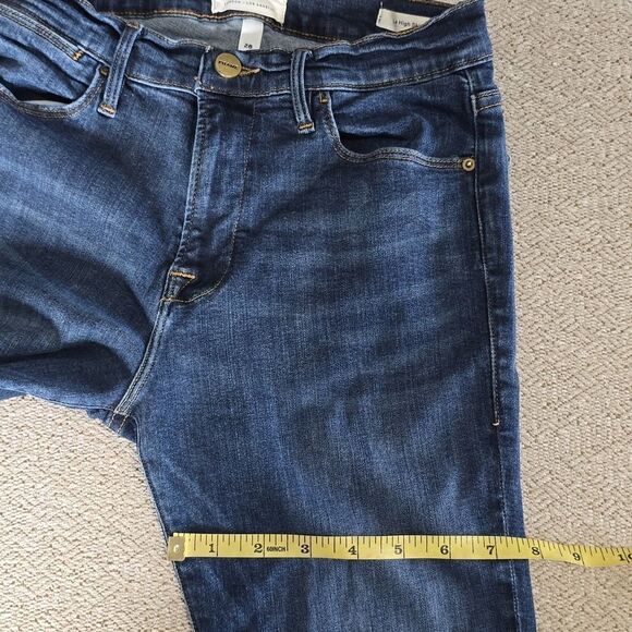 FRAME Denim Le High Slit Hem Skinny Jeans - Size 28 - Picture 9 of 14